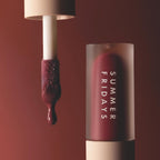 Summer Fridays Dream Lip Oil - Aceite hidratante para brillo de labios, Baya Medianoche