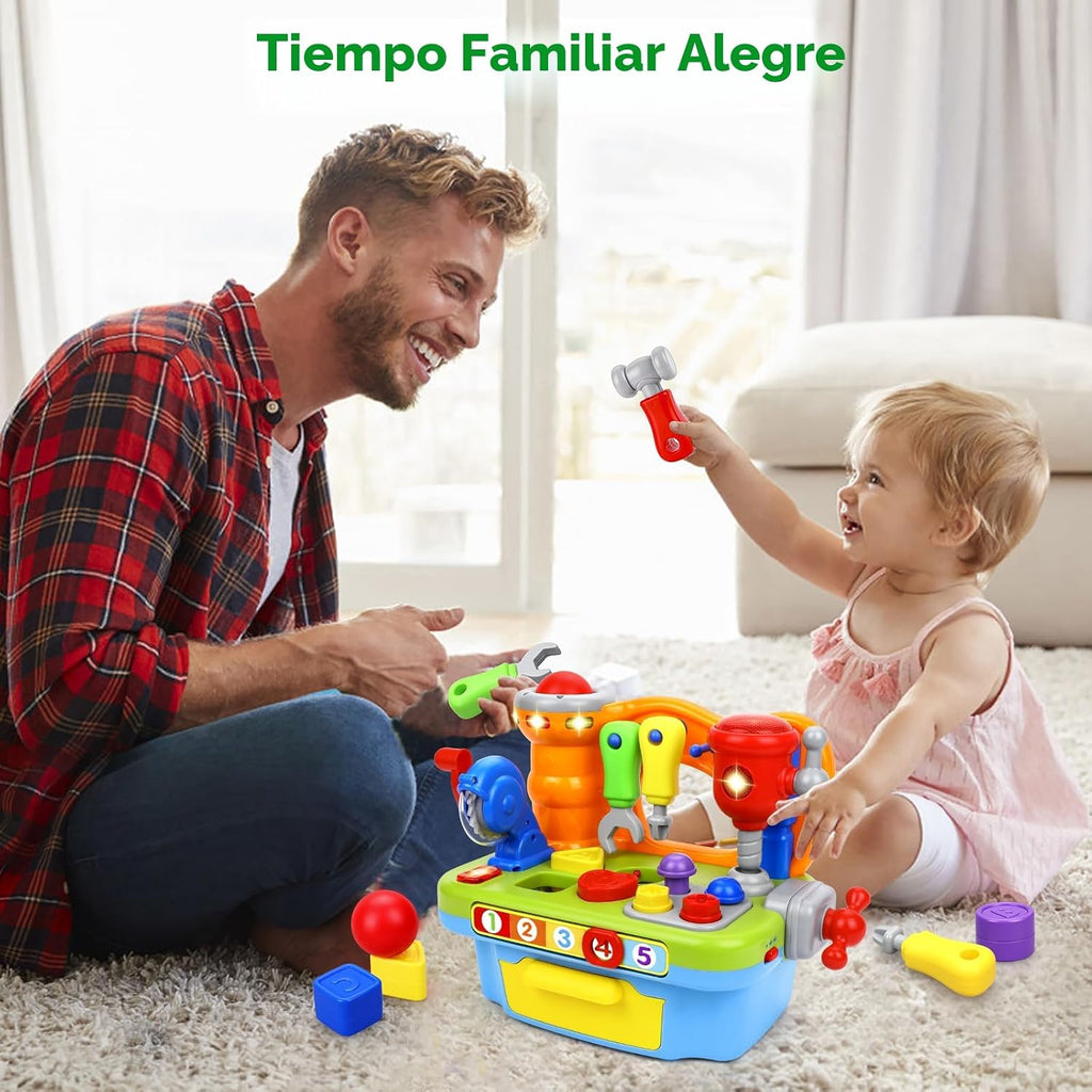 Juguetes para niño de 1 año, Banco de herramientas musical, Regalos para niños de 1, 2 y 3 años