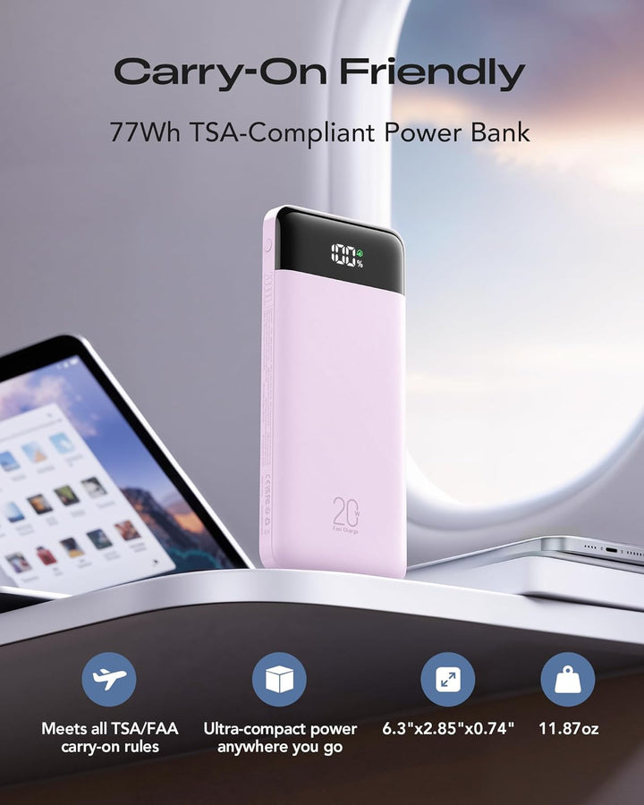 Orfeika Banco de Energía 20000mAh de Carga Rápida, Cargador Portáti...