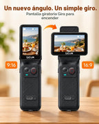 SJCAM C400 4K 64GB YouTube Vlogging Cámara para viajes y creador de contenido