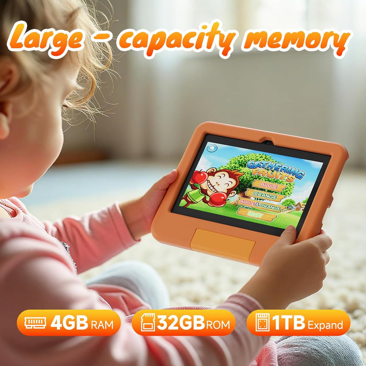 CUPEISI Tableta Android de 7 pulgadas con estuche, 4GB RAM 32GB ROM...
