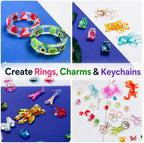 Lámpara ESAM Group Kit de fabricación de joyas de resina UV de lujo para niños