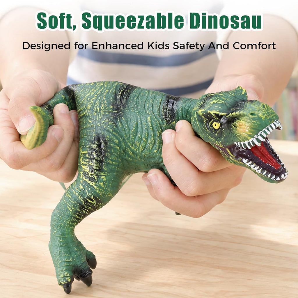 MUGEYMYD 8 piezas de juguetes de dinosaurios grandes para niños de 3 a 5