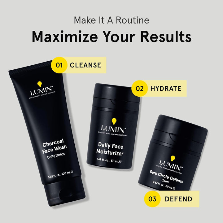 Lumin Hidratante Facial Diario para Hombre \u2013 Crema Hidratante...