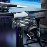PEGZONE Soporte vertical para laptop con 2 ranuras para debajo del...