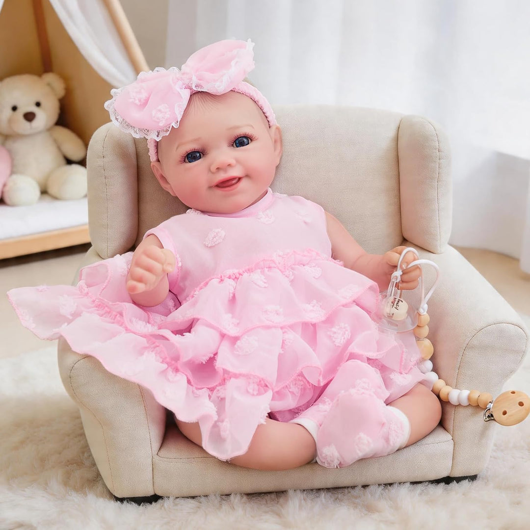 FOCKOF Realistic Reborn Baby Dolls-18 Inch Realistic Baby Doll Girl...