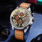 Relojes Casual para Hombre de Lujo con Esfera Grande y Correa de Cuero de Fashion