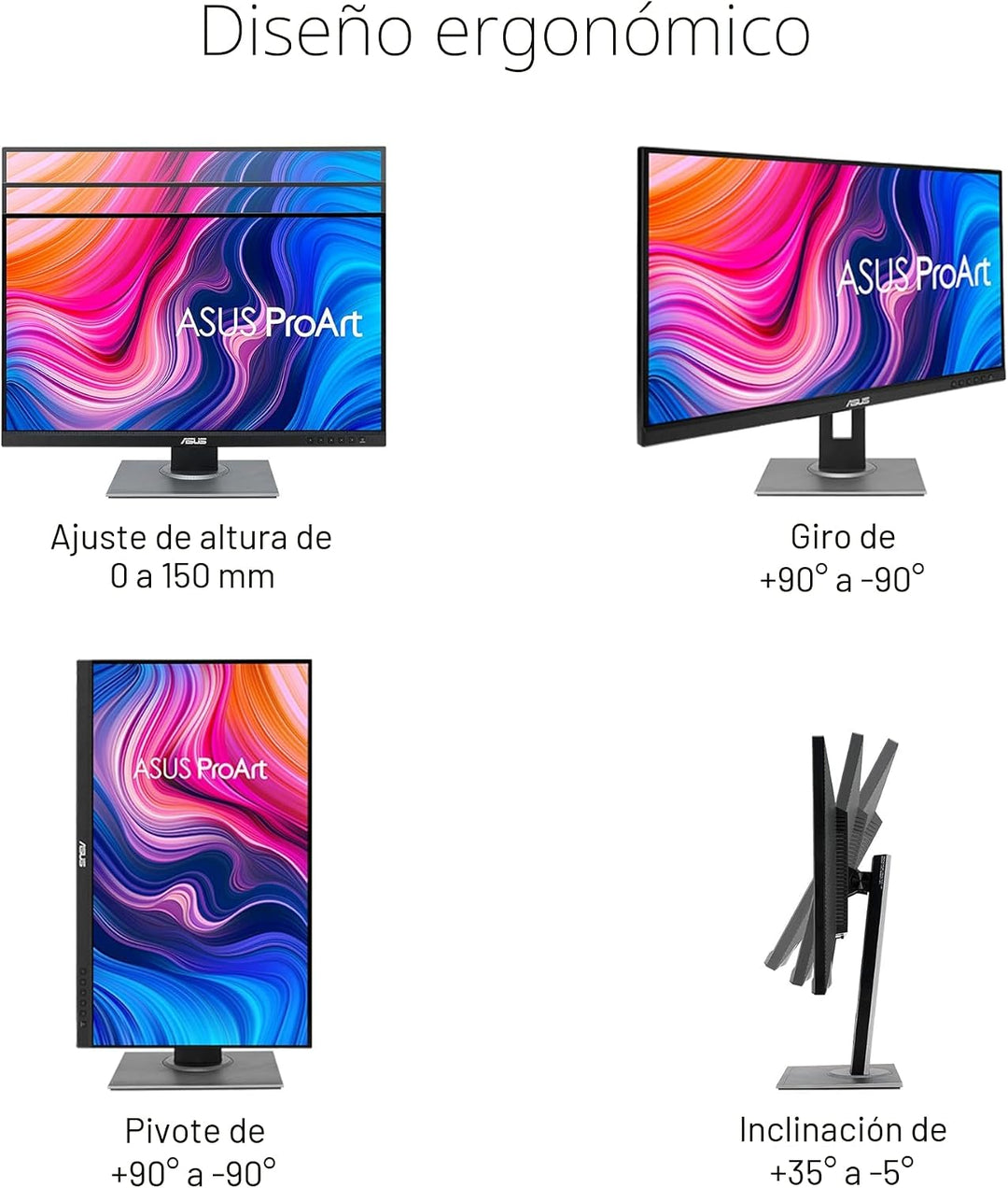 ASUS ProArt PA278QV Monitor profesional de 27 pulgadas 1440p QHD |...