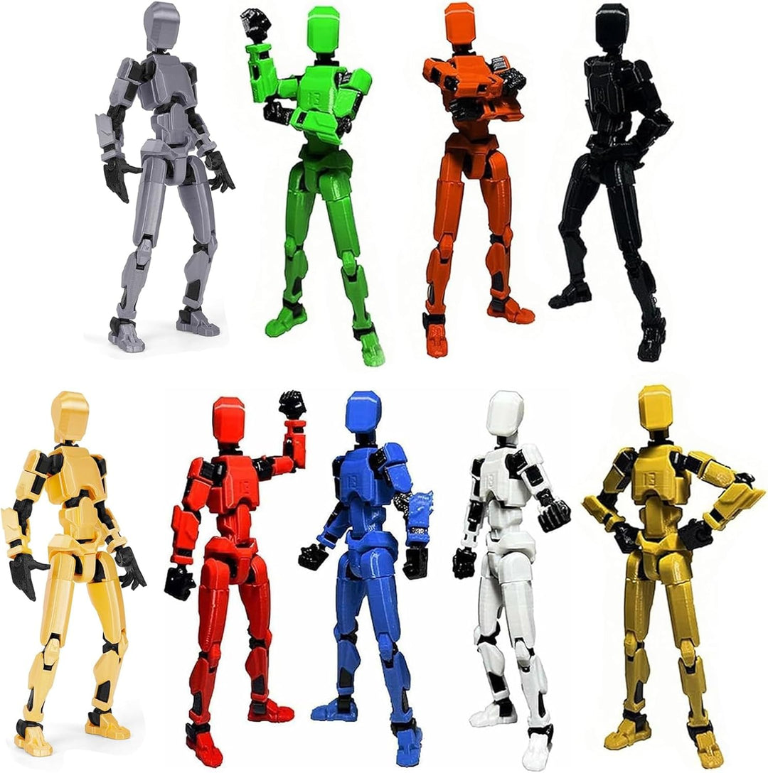 EIMONEY 9 Piezas Ensamblaje Completo Figura de Acción T-13 Impresa...