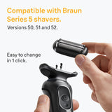 Cabezal de repuesto para afeitadora eléctrica Braun Series 5, fije...