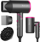 ANNLARY Secador de pelo con peine | Secador de pelo de 1800 W con d...