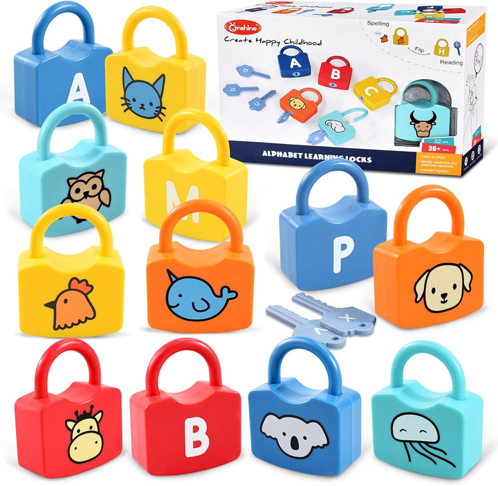 YYDeek Juguetes Montessori para niños pequeños con cerradura y llav...