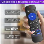 Repuesto para el control remoto por voz Roku: configuración rápida, 4