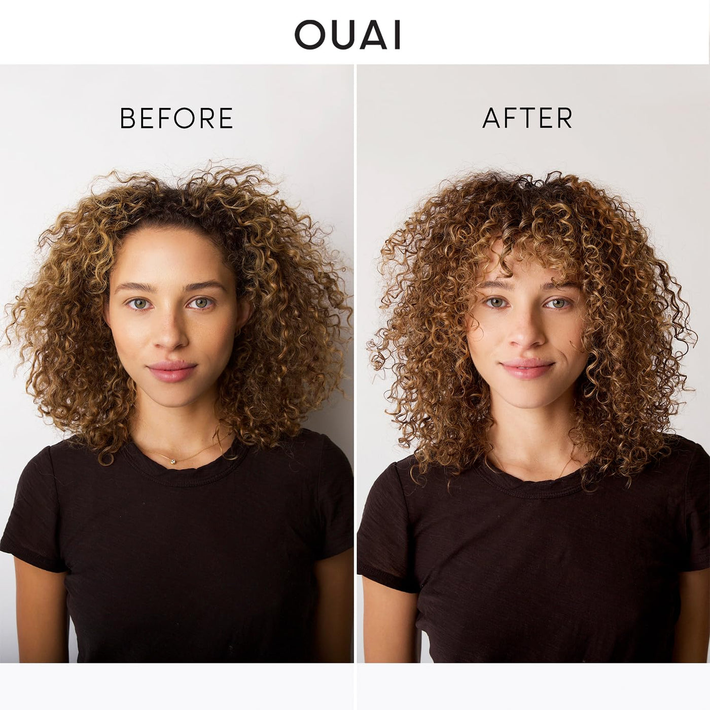 Crema para rizos OUAI - Crema definidora de rizos con aceite de chí...