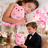 Leokawin Oso de peluche de niña de las flores Will You Be