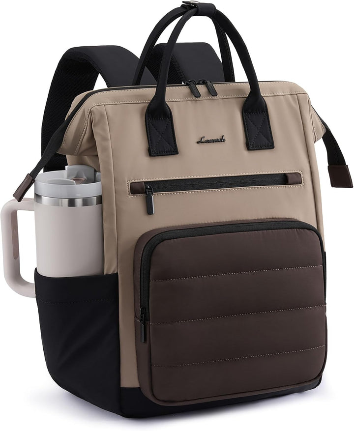 LOVEVOOK - Mochila de computadora portátil para mujer, mochila de t...