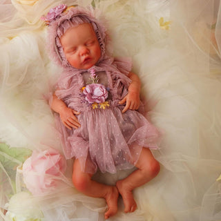 YaLuoQian Muñeca de bebé Reborn de silicona completa, niña recién n...