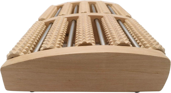 WELLWAY Masajeador de pies de madera para fascitis plantar, masajea...