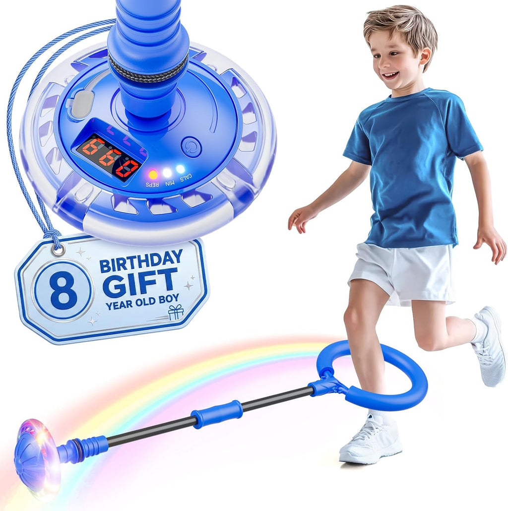 Flooyes Skip Ball para Niños, Pelota Saltarina de Tobillo con Contador, Temporizador