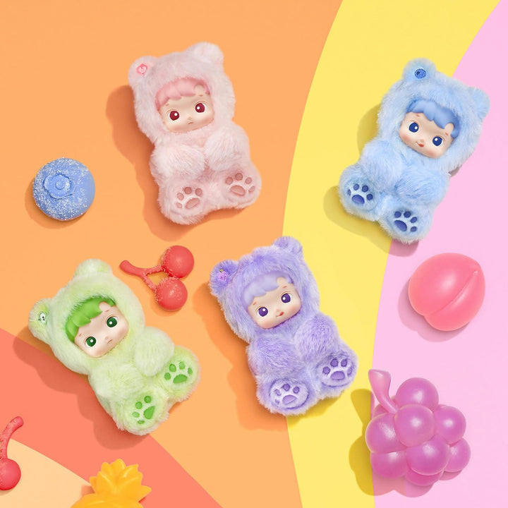 POP MART HACIPUPU - Serie Oso de Gomita, Pendientes de Peluche de V...