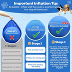 Happypaw 3.0 2026 - Pelota de pastor para perros de 18 pulgadas, resistencia mejorada a la masticación y material resistente, equipo de agilidad de juguete para perros para pastores australianos