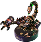 ROKR Kits de modelos de metal 3D rompecabezas para adultos y niños, juguete mecánico eléctrico Steampunk, regalo de montaje de bricolaje, manualidades de plástico para hombres, mujeres (emperador escorpión)
