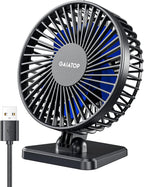 Gaiatop - Ventilador de escritorio USB, pequeño pero potente, perso...