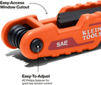 Klein Tools 70543 Juego de llaves hexagonales plegables compactas, métricas