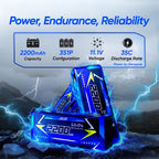 1/14 RC Cars 50 KPH 4WD Camión Offroad con 25W Cargador Rápido 3S