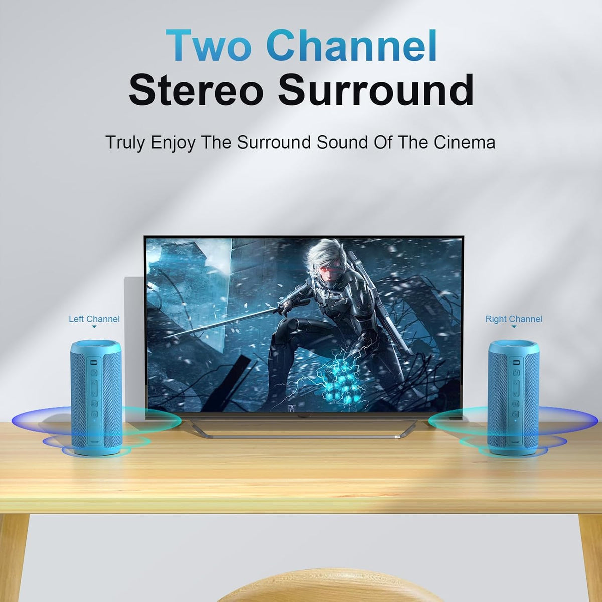 Ortizan Altavoz Bluetooth portátil inalámbrico, IPX7 impermeable, a...