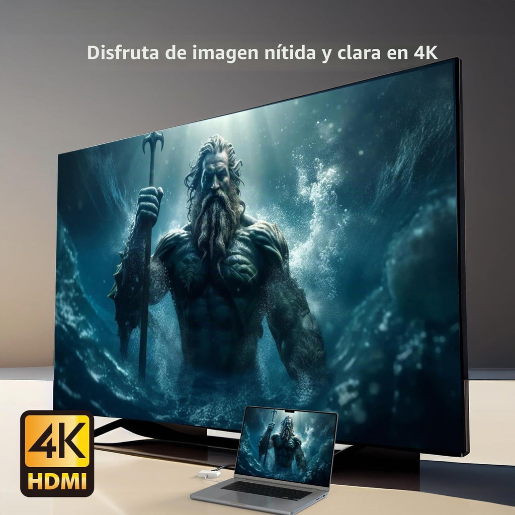 j5create USB tipo C a 4K HDMI y USB-A 3.0 con PD 100W