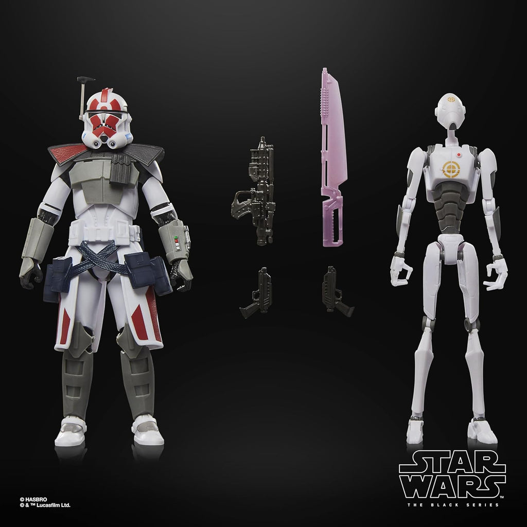STAR WARS The Black Series ARC Trooper (Infiltrator) y Commando Droid (entrenamiento)
