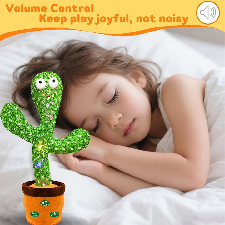 Hunfur (Ajuste de Volumen Actualizado) Juguete de Cactus Parlante q...