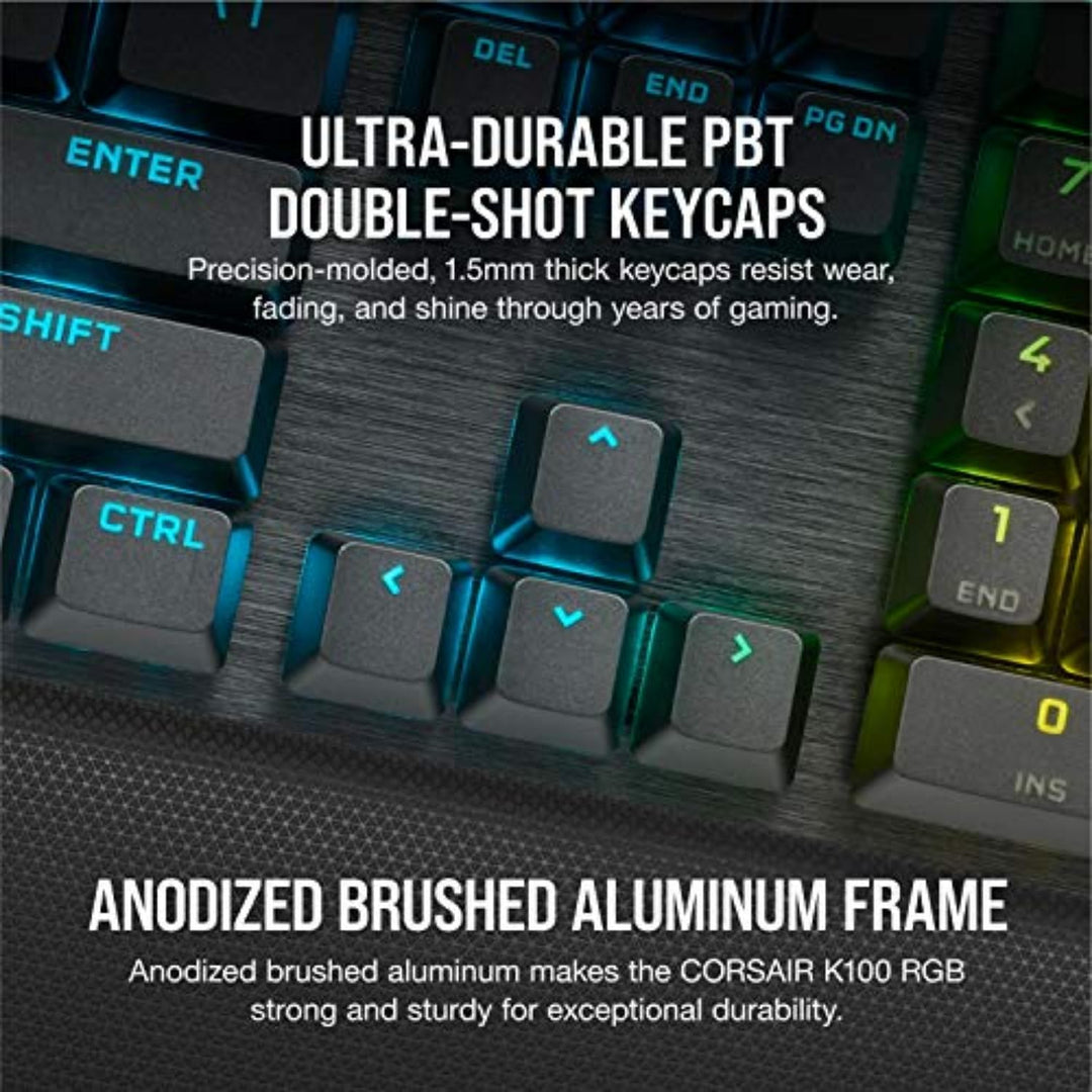 Corsair K100 RGB - Teclado mecánico para juegos - Interruptores Che...