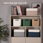 Paquete de 4 cestas de almacenamiento para organizar, cestas tejidas para estantes, perfectas para juguetes, libros, toallas y ropa, cestas de regalo duraderas, almacenamiento de juguetes