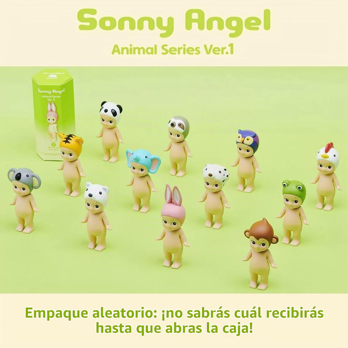 Sonny Angel Versión Animal 1 - Mini Figura Original - 1 Bolsa Ciega Sellada