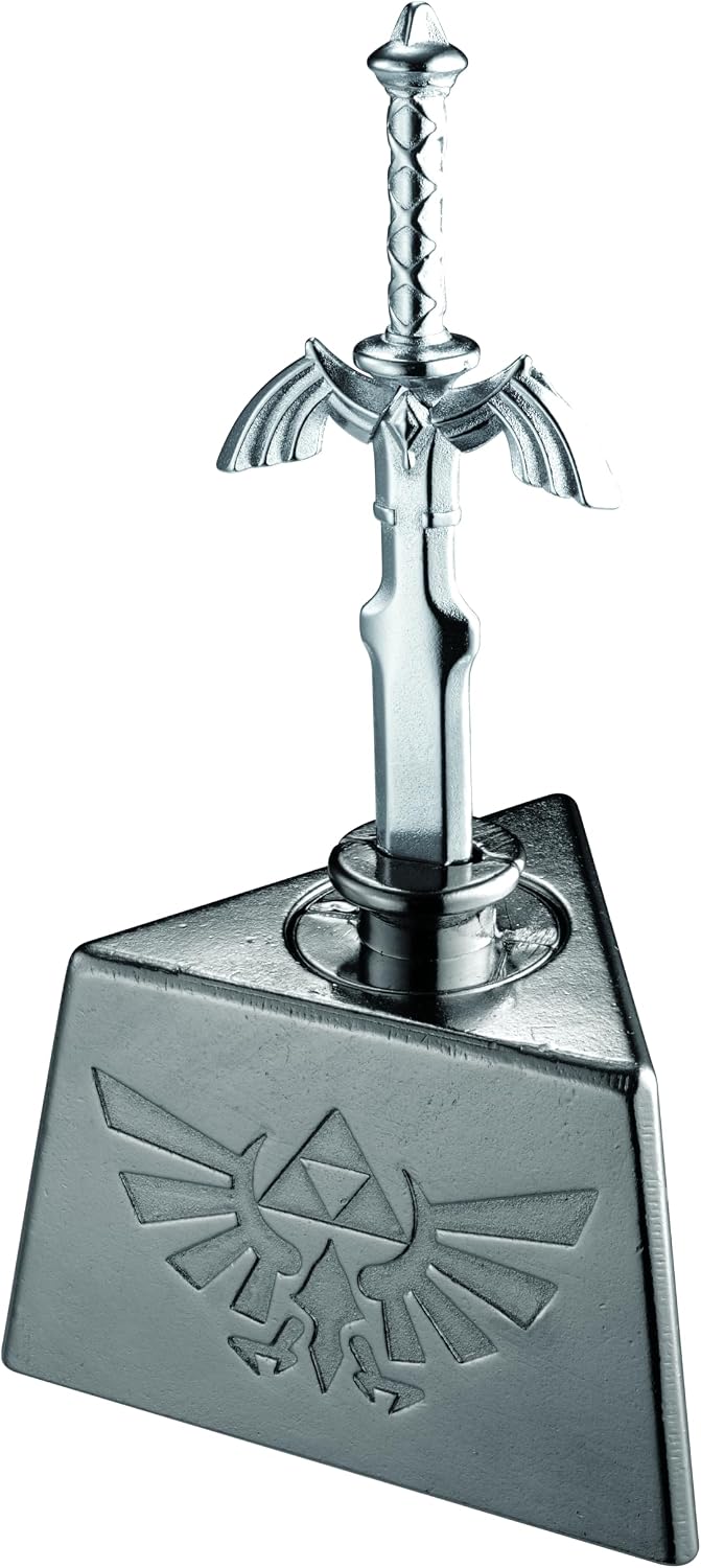 Legend of Zelda Master Sword Hanayama Metal Brain Teaser, nivel 6 a partir de 12 años