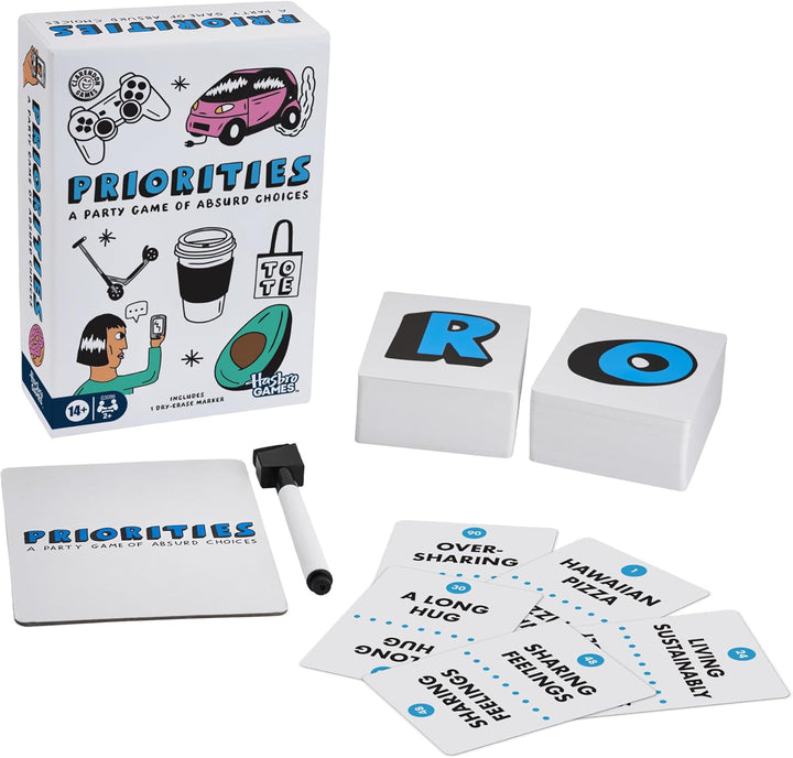 Juego de prioridades Un juego de fiesta de opciones