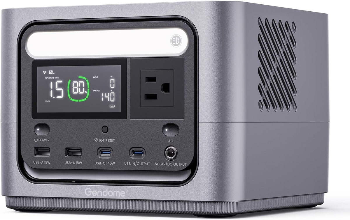 Estación de energía portátil Go 300, generador solar 288Wh con bate...