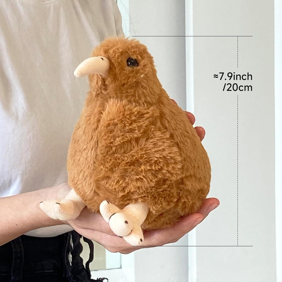 RejoyLix Kiwi - Juguete de peluche de pájaro peludo, juguete de pel...