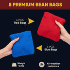 Conjunto de Tableros de Cornhole con Bolsas, Tamaño Regulado de 4x2 ft Tableros de Madera