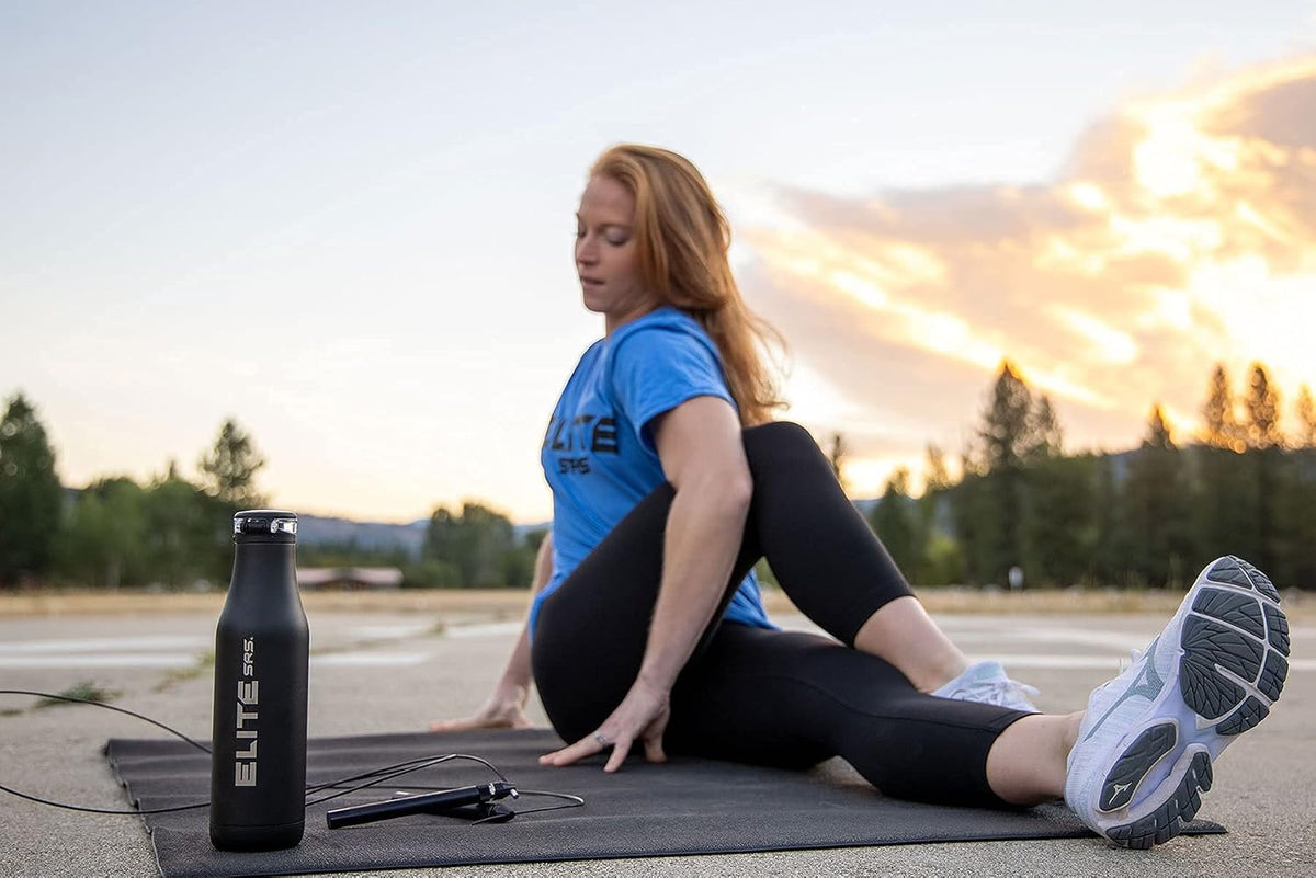 EliteSRS Jumps Premium - Alfombrilla antideslizante de gran formato para entrenamiento en casa, adecuada para todas las superficies
