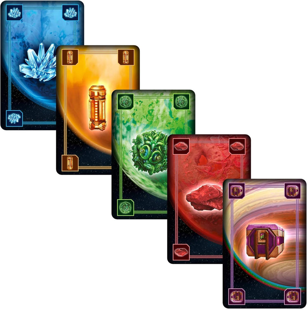 Juego de mesa CATAN Starfarers - ¡Compite por la embajada del Consejo Galáctico! Juego de estrategia, juego familiar para niños y adultos, a partir de 14 años, 3-4 jugadores, tiempo de juego de 120