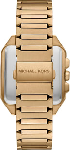 Michael Kors Hayes Square Sports Reloj para hombre, reloj de acero inoxidable para hombre