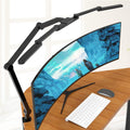 Lámpara Lámpara de escritorio LED con abrazadera, lámpara de 41.5" para escritorio de arquitecto para oficina en casa, lámpara de mesa LED para computadora de 24W brillante y alta, iluminación de