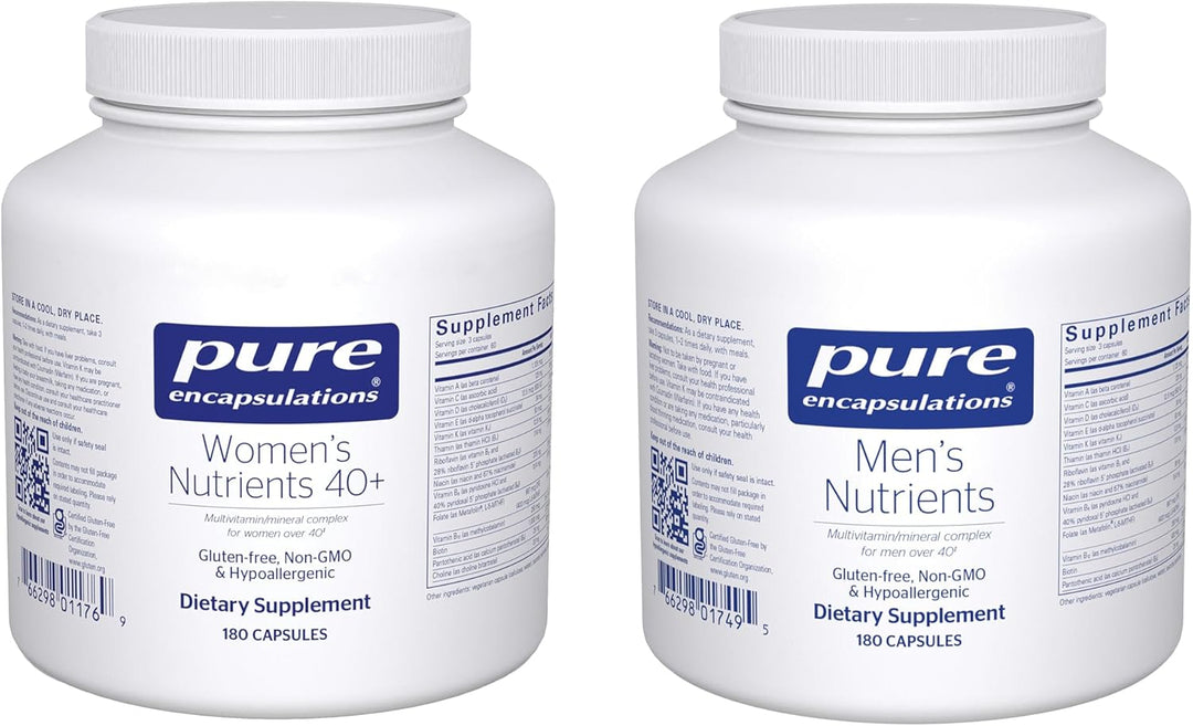 Pure Encapsulations Paquete de nutrientes para mujeres 40+ (180 cáp...