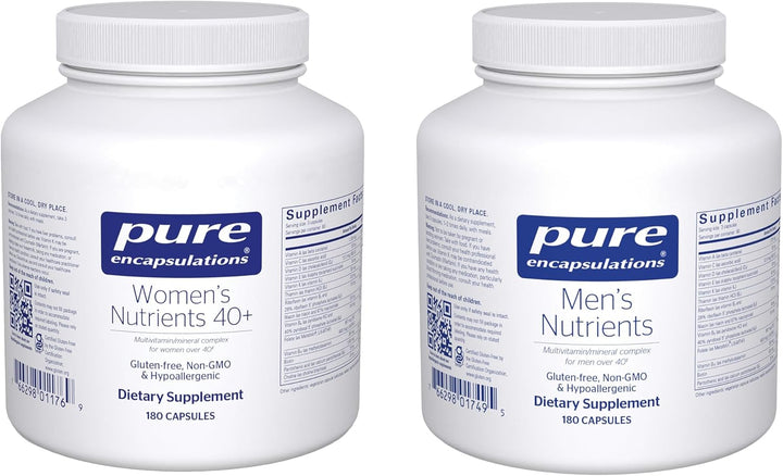 Pure Encapsulations Paquete de nutrientes para mujeres 40+ (180 cáp...