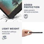 kwmobile Funda Compatible con Barnes & Noble Nook Glowlight 4 / 4e - Funda para eReader - Naturaleza Cósmica Azul/Gris/Negro