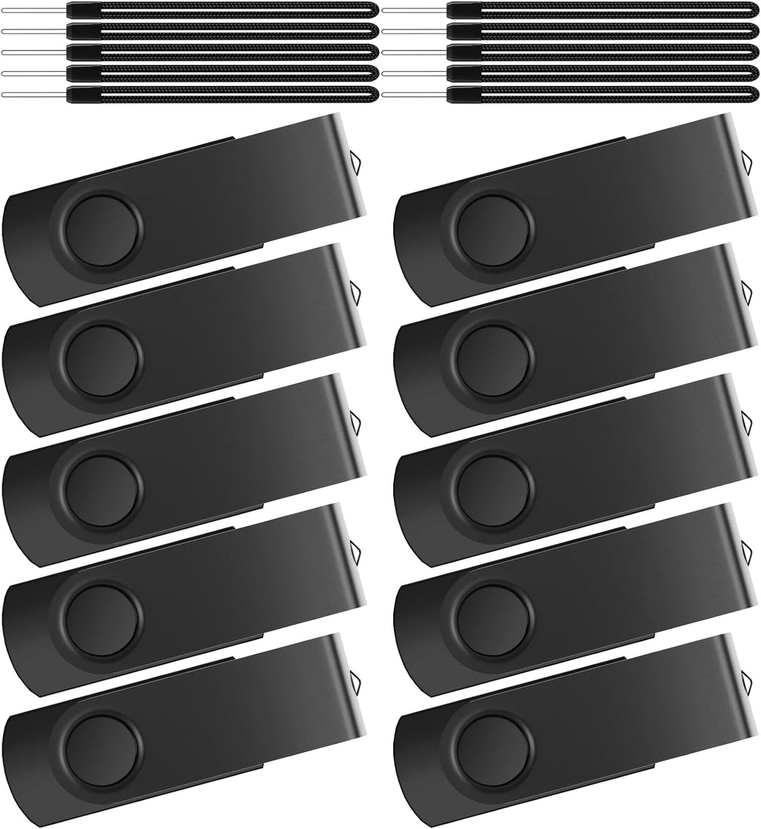 Kepmem Unidad flash USB 2.0 de 32 GB, paquete de 10 unidades de mem...