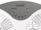 Comfort Zone Ventilador de ventana doble WiFi inteligente de 9 pulg...